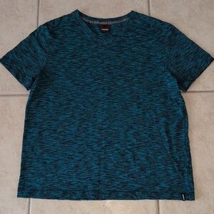 Tony Hawk Mens Blue Striped T-Shirt Size XL